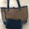 (SOLD) Gucci Shoulder Tote with a Small Leather Pouch Gucci