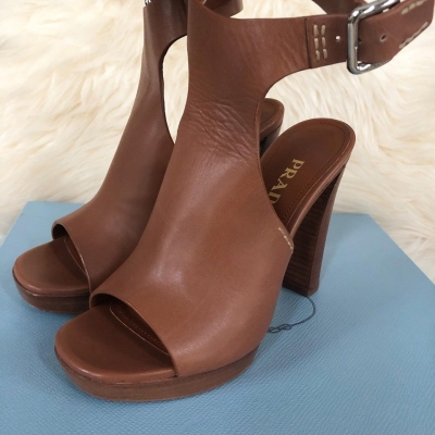 Prada Full Leather Heels