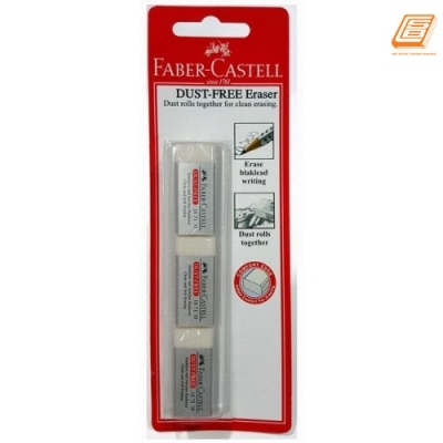 Faber-Castell - Dust Free Eraser 3 pcs- (187152)  