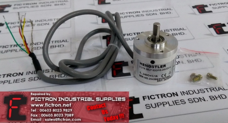 3 278 39U7 500P 5-24VDC HENGSTLER Rotary Encoder Repair Malaysia Singapore Indonesia USA Thailand Australia