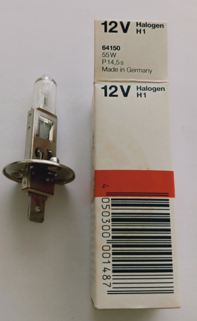 Osram 64150 H1 12V 55W P14.5s Halogen Lamp