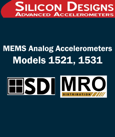 MEMS Analog Accelerometers | Models 1521, 1531