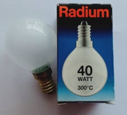 Radium 40W E14 (Oven Bulb 300��C)