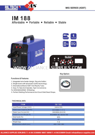  RIL TECH MIG SERIES (IGBT) IM 188