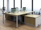 SL55-Cluster Of 4 Office Workstation 