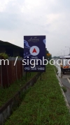 Purcon Round signage at Ijok rawang Kuala Lumpur ROAD SIGNAGE
