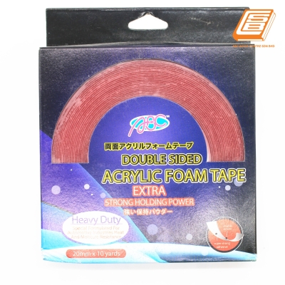 ABC - Double Sided  Acrylic Foam Tape 20mm x  10y - (520)