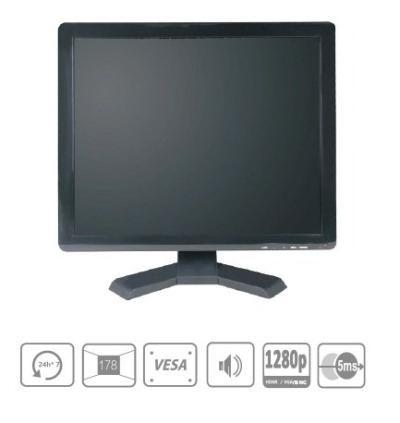 LC-ME1901 19 Inch commercial LCD CCTV monitor (plastic case)