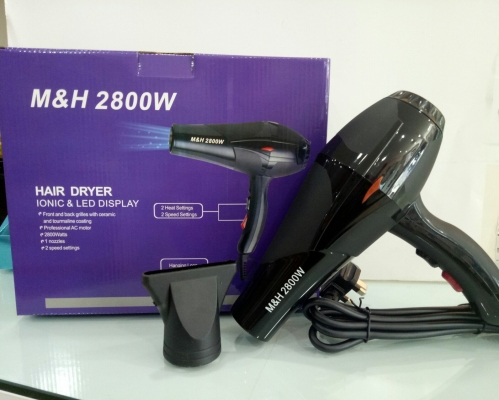 M&H HAIR DRYER IONIC  2800W