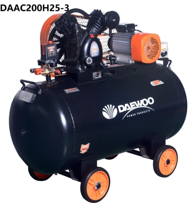 KOREA DAEWOO AIR COMPRESSOR DAAC 200H25-3 3hp 200L 12.5 bar 415V  ID31425