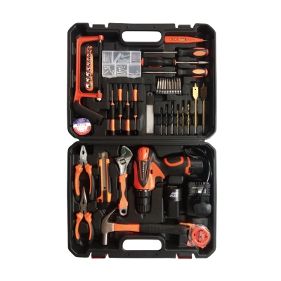 MKX-2010N-16.0V 46pcs MARK-X 12V CORDLESS DRILL AND TOOLS KIT-ORANGE