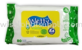 Wetty Lemon Wet Wipes 80 PCS Wetty 80's Wetty