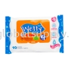 Wetty Fragrance Free Wet Wipes 10 PCS Wetty 10's Wetty