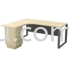 MT-SQML-1815-4D SQ82-Series Metal Leg Office Table Office Table