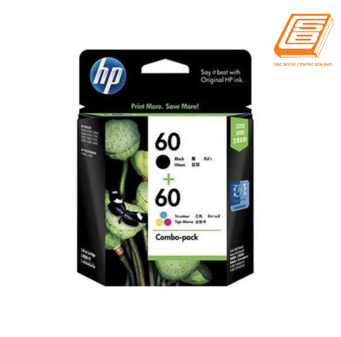 HP - Combo-Pack 60 Black + 60 Tri-Colour Ink Cartridge (Original) 