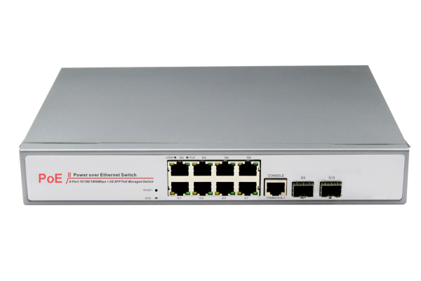 8 PORT GIGABIT L2+ POE SWITCH (AZSW8GPL2-2S)