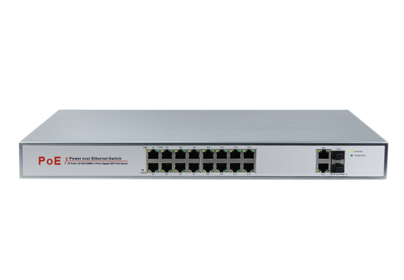 16 PORT GIGABIT Unmanaged POE SWITCH (AZSW16GP-2G2S)