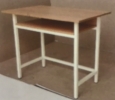 EL06 With Melamine Drawer & Top Student Table  Table