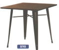 ET-018 With Wooden Top Dining Table Table