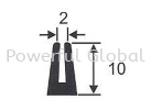 U Channels U563 UA5 EPDM /NBR Nitrile /Neoprene  Ind. Rubber Parts