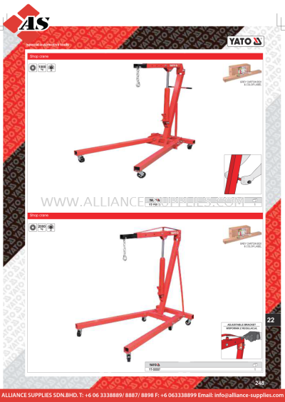 YATO Shop Crane 