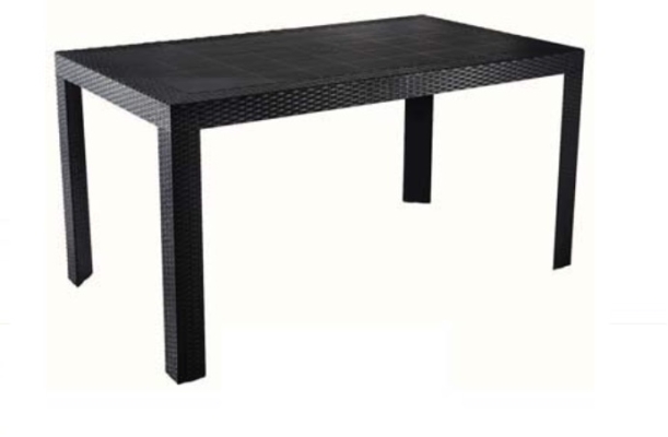 ODT112 Rectangular PP Rattan Table