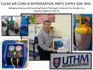 Refrigerant Recovery & Recycling Product Training At University Tun Hussein Onn Malaysia Pagoh Johor