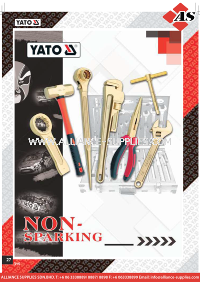 YATO Non-Sparking Combination Spanner / Non-Sparking Double Open End Spanner