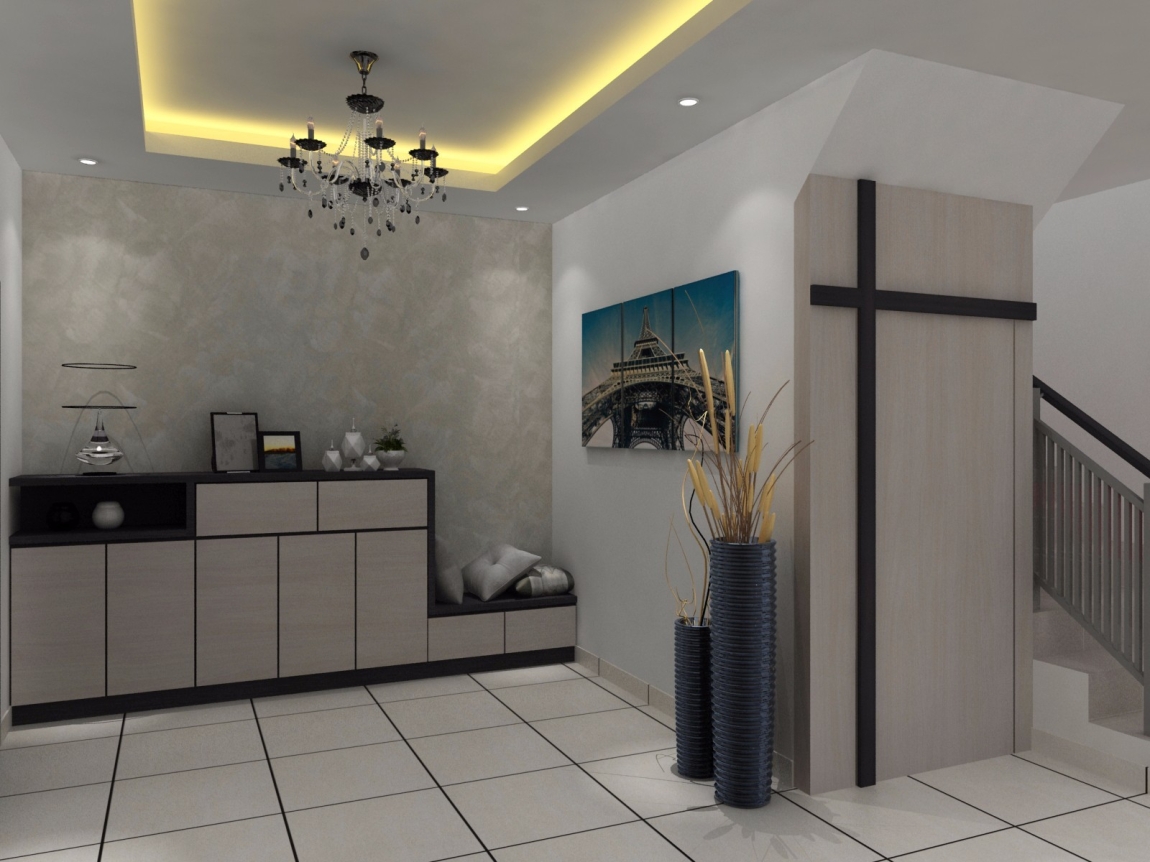 Living Room Design - Kuala Lumpur Interior Design Contractor - Kuala Lumpur 3D Design Drawing