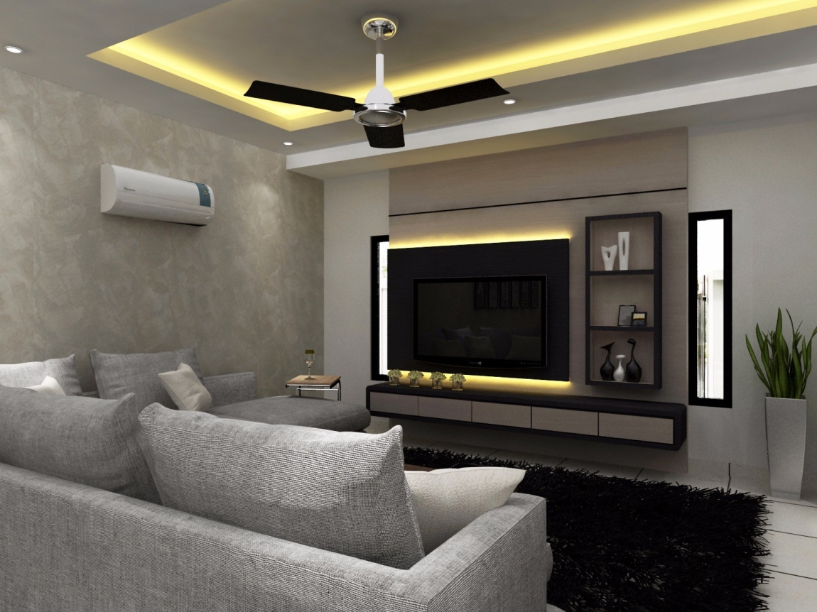 Living Room Design - Kuala Lumpur Interior Design Contractor - Kuala Lumpur 3D Design Drawing