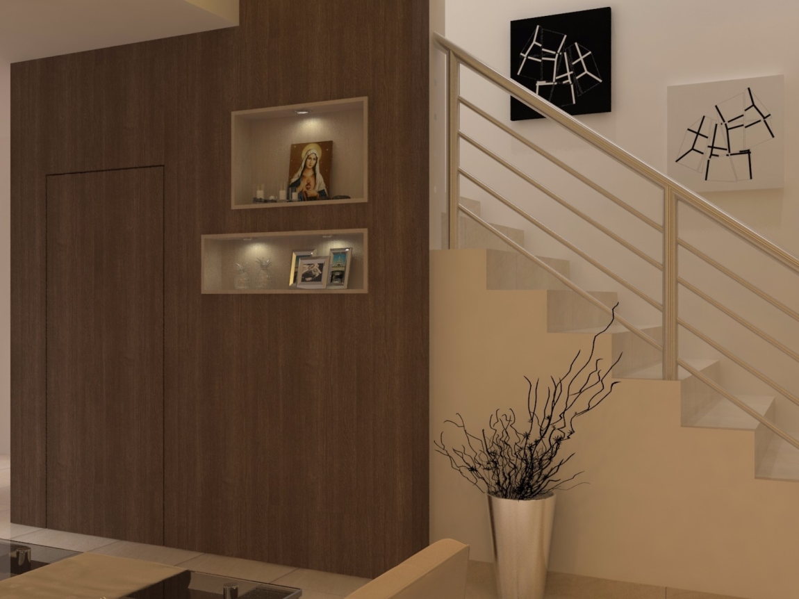 Reka Bentuk Ruang Tamu Kontraktor Reka Bentuk Dalaman Rumah - Kuala Lumpur Reka Bentuk 3D