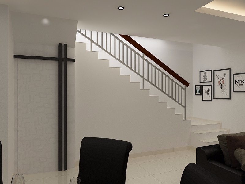 Living Room Design - Kuala Lumpur Interior Design Contractor - Kuala Lumpur 3D Design Drawing