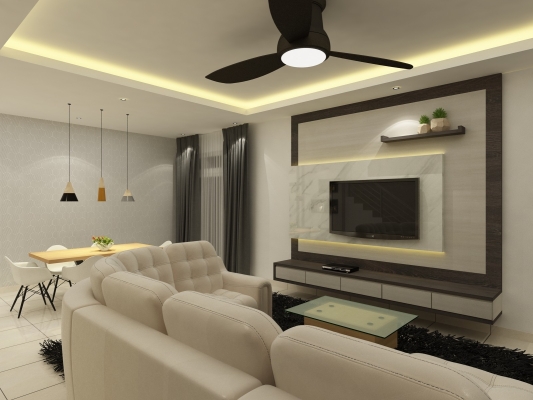 Living Hall Design - Selangor