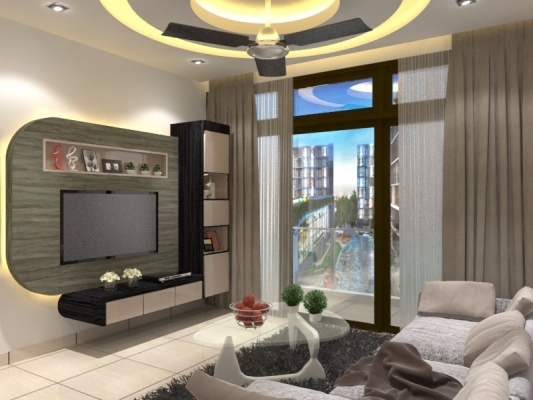 Living Hall Design - Selangor