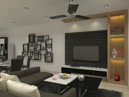 Living Hall Design - Selangor