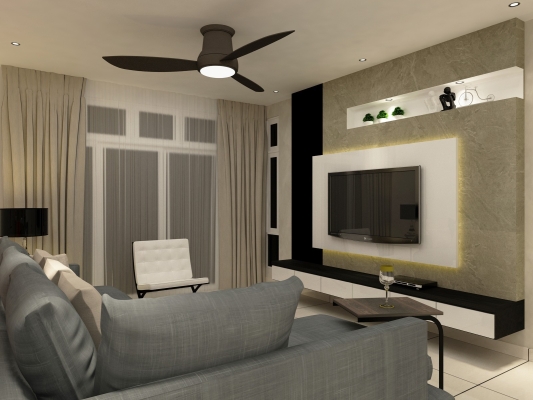 Living Hall Design - Selangor