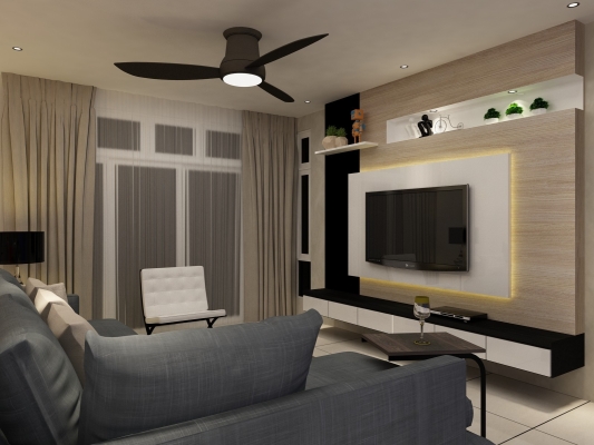 Living Hall Design - Selangor