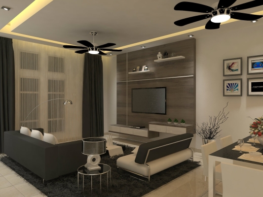 Living Hall Design - Selangor