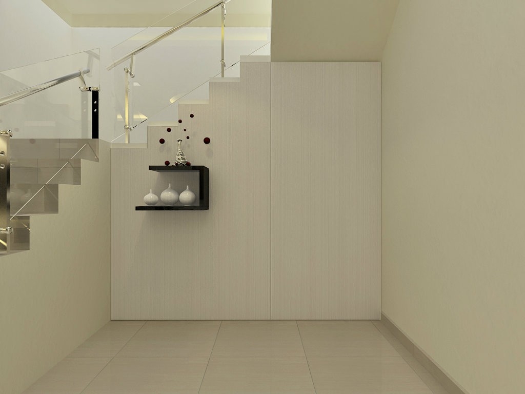 Living Hall Design - Selangor Interior Design Contractor - Kuala Lumpur 3D Design Drawing