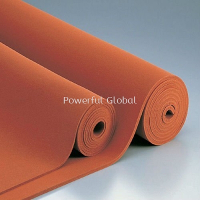 Silicone Sponge Sheet Red