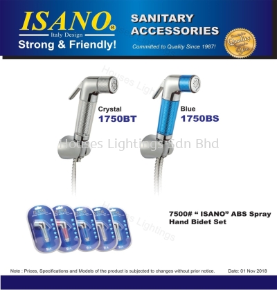 ISANO 1750BT 1750BS  HAND BIDET SET