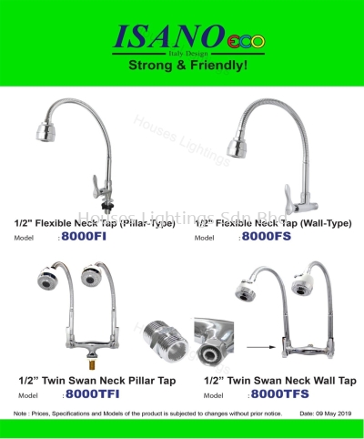 ISANO 8000FI 8000FS WATER TAP