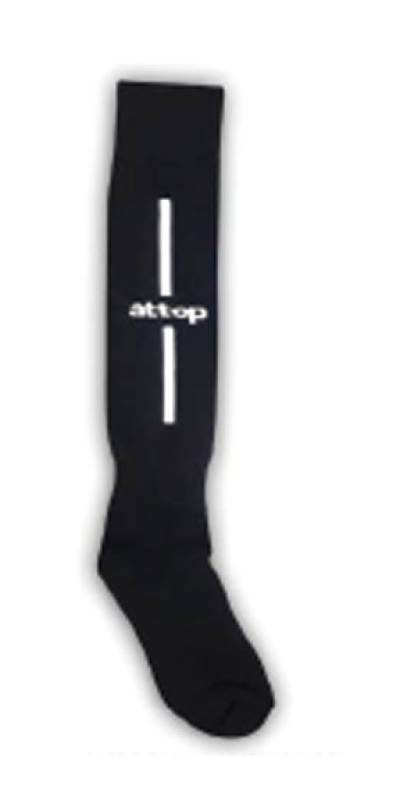 ATTOP SOCCER SOCKS AS09 BLACK/WHITE