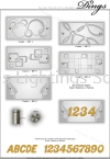 House Plate - Glass Customize House Number Plate 