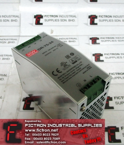 DR-75-24 DR7524 MEAN WELL Power Supply Repair Malaysia Singapore Indonesia USA Thailand Australia