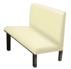 Fiberglass Booth Seating With Backrest Food Court Set Food Court Furniture / Canteen Furniture