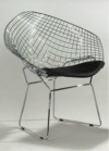 DC483 Chrome Frame with Black PU Cushion Chair  Chairs