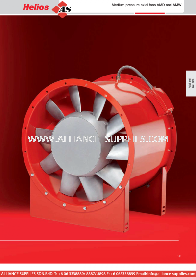 HELIOS High-performance & Medium Pressure Axial Fans - Medium-pressure axial fans AMD and AMW