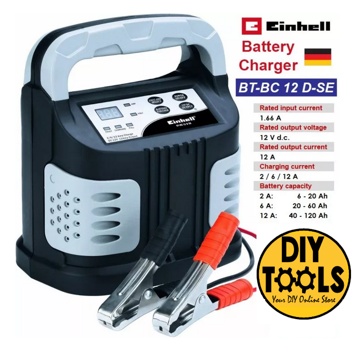 EINHELL BATTERY CHARGER, MODEL: BC12D-SE