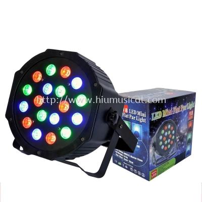 18 LED Mini Flat Par Light